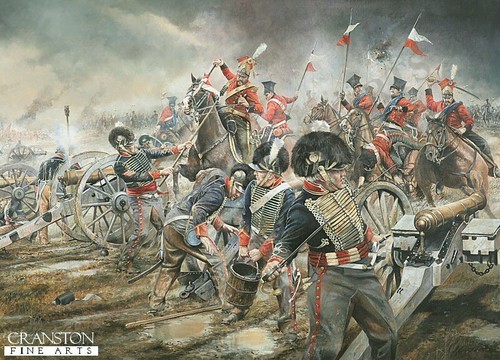 Battle waterloo military - of,