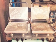 VELOX-SILESIA DOUBLE SMOOTH PLATE BURGER, STEAK, PANINI CONTACT GRILL, GRIDDLE