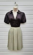 PLEATED SWING SKIRT,GREEN,LINDY,SWING,40'S,50'S,80S,RETRO LOOK,NEXT,SIZE 8 (12)