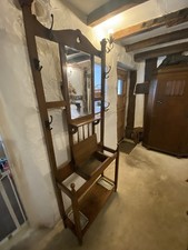 Antique/Vintage oak hat and coat stand