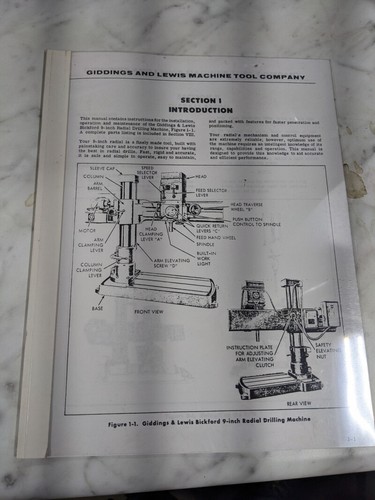 Giddings lewis bickford tool - giddings,