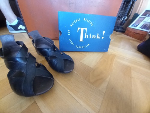 Think black leather - think,