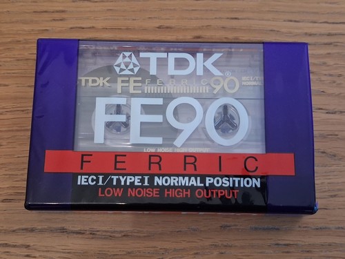 Tdk fe90 ferric cassette - ferric,