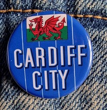 Cardiff City - Small Button