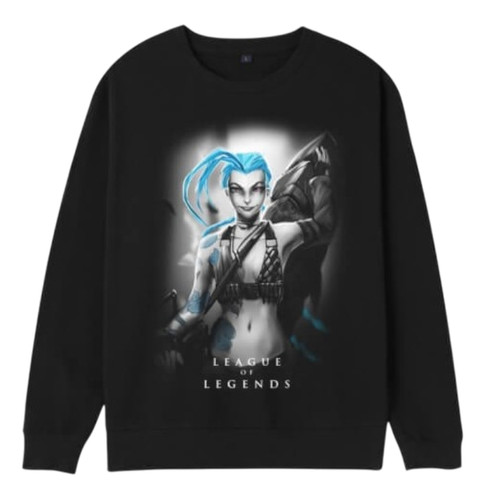 Lol jinx sweatshirt league - lol,