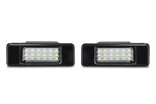 Number plate lights set - plate, led