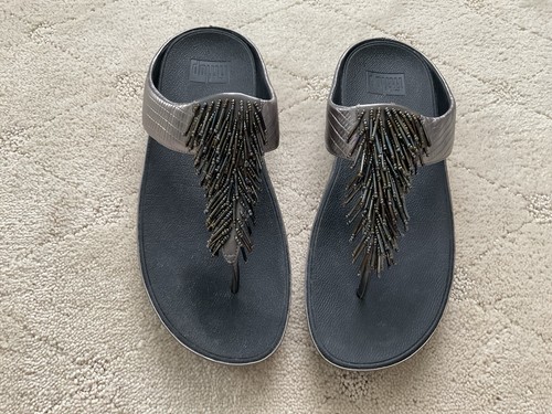 Fitflop cha fringe beaded - cha,