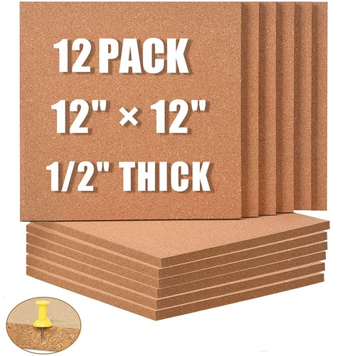 Pack square cork board - pack, board,cork