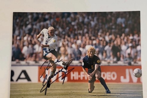 Paul gascoigne euro signed - gascoigne, 96