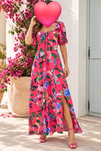 Monsoon alora pink tropical - alora,