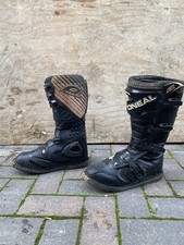 O’Neal Rider MX Motocross Boots EU46 UK11 Black Off Road Enduro Dirt Bike
