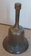 Large very Heavy Brass  Bell with brass handle. I Limpus Mount Pleasant