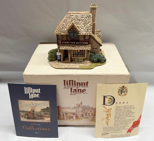 Lilliput lane village shops - village,