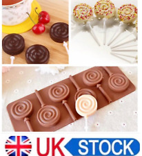 Swirl Silicone Lollipop mould Lolly Candy Mold Chocolate Lollipop Mould