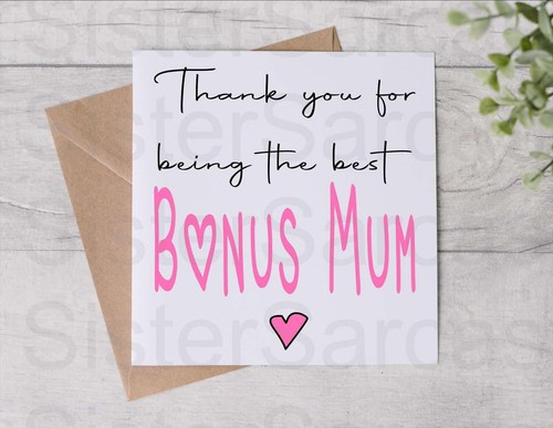 Bonus mum mother - day, card