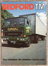 BEDFORD TM Trucks Tractor Units Commercial Sales Brochure Sep 1978 B/BX1854/9/78