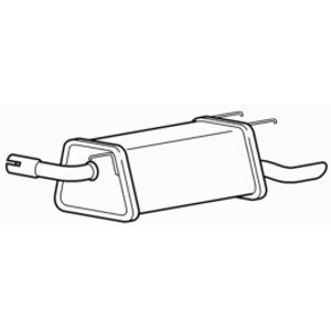 Quality rear exhaust - rear,