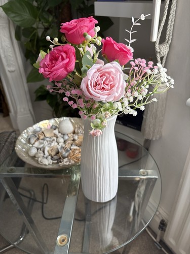 White ceramic decorative - ceramic,