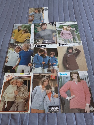 Vintage knitting patterns - x,