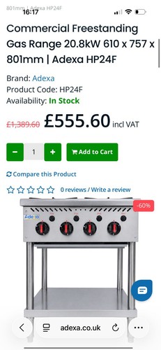 Commercial burner gas - gas, cooker