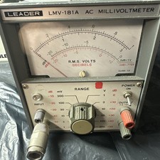 Leader LMV-181A AC Millivoltmeter  Analog Decibel Meter Test Equipment
