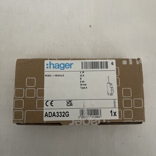 Hager compact ada332g 32amp - compact,