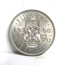 1950 One Shilling Coin