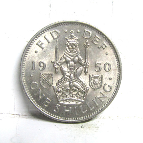 1950 one shilling coin - one,