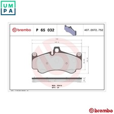 BRAKE PAD SET DISC BRAKE P 65