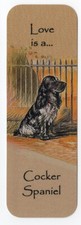 COCKER SPANIEL ROAN BEAUTIFUL DOG BOOKMARK SAME IMAGE BOTH SIDES GREAT GIFT #2