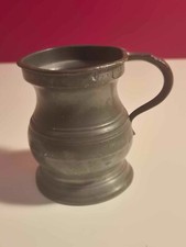 Antique Victorian Grey Pewter