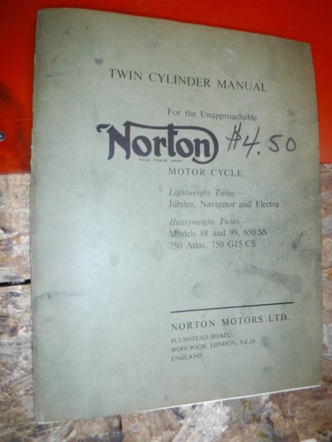 Norton twin cylinder service - twin,