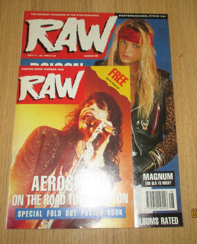 Raw heavy metal magazine - raw,