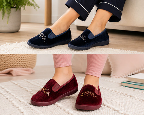Ladies womens flat warm twin - womens,
