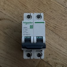 Schneider 24350 C60N C16 16A Double Pole MCB