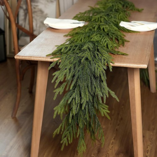 Christmas norfolk pine garland - christmas,