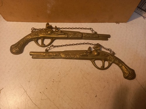 Vintage antique brass wall - brass,