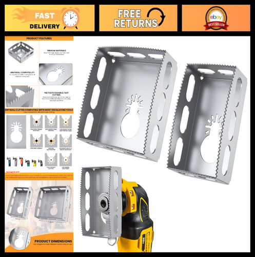 Pcs drywall outlet cutter - 2,
