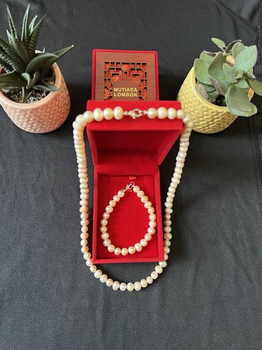 Set necklace and - set, bracelet