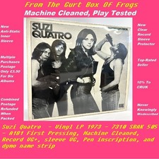 Suzi Quatro  - Vinyl LP 1973 - 7310 SRAK 505 - A1B1 First Pressing