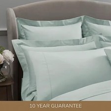 Dorma 300 Thread Count 100% Cotton Sateen Plain Pillow Cases - Sold Separately
