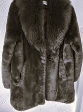 Gorgeous Fur Coat Belle Vere Notte Size 16uk