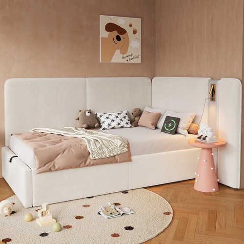 Daybed 3ft upholstered single - daybed,
