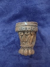 Antique Wooden Wall Hanging Candle Holder Sconce
