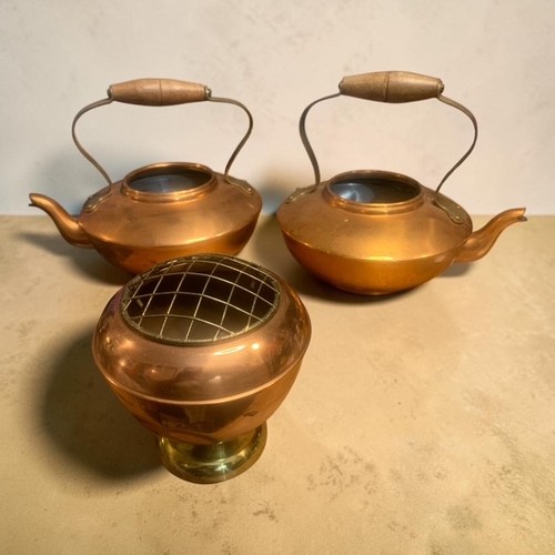 Vintage copper hearth display - vintage,