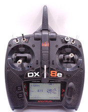 Spektrum Dx8e Multimode dsmx transmitter good condition+manual SPMR8100EU boxed