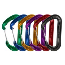 DMM Phantom Wiregate Carabiner - 6-Pack - Lightweight - I-Beam Construction