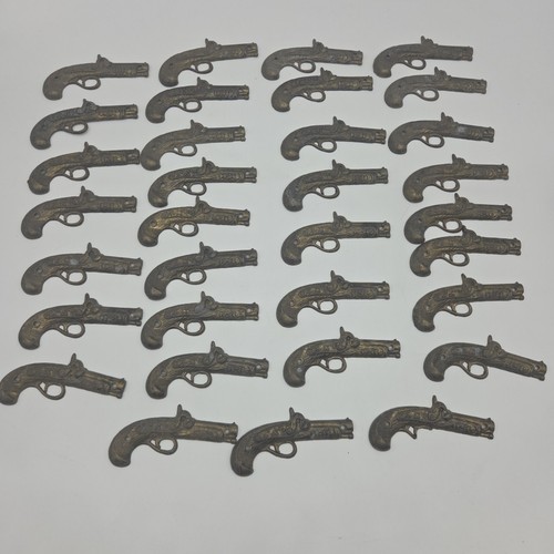 Flintlock pistol gun - flintlock,