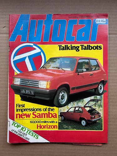 Talbot horizon samba - horizon, motor