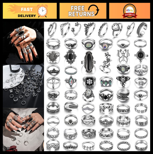 Vintage silver knuckle - silver, rings
